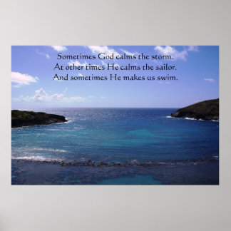 Ibland Poster Gud lugnar stormen