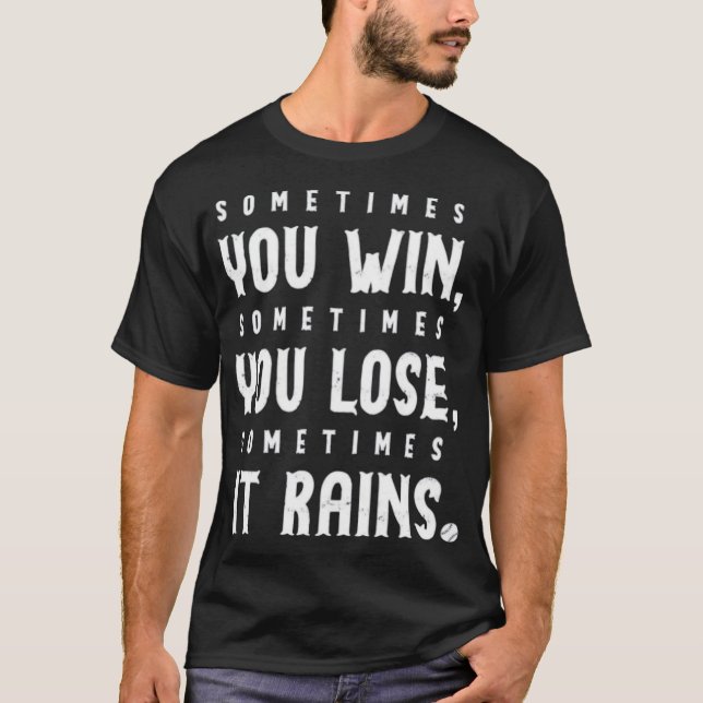 Ibland rains - Bull Durham T Shirt (Framsida)