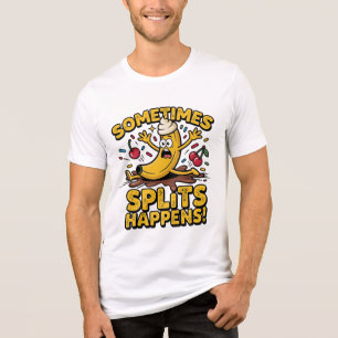 Ibland… Slutar det med en spagat! – Rolig Banan Sl T Shirt