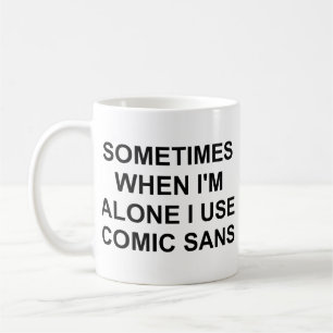 Ibland tecknad Sans Kaffemugg