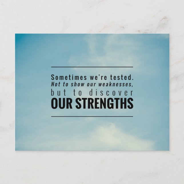 Ibland testas vi vykort (Framsida)