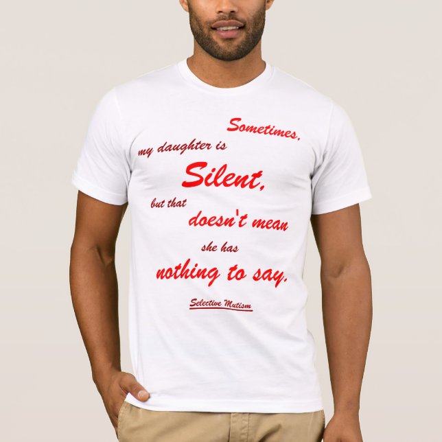 Ibland Tysta Vänner och familj lyser upp T-shirt (Framsida)