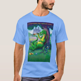 Ibland vinner Dragon Wins - grönt T Shirt