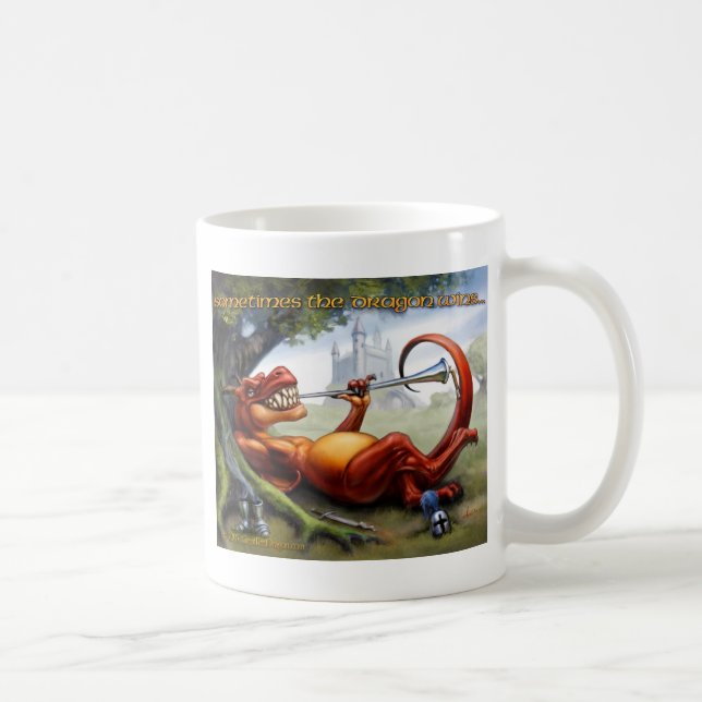 Ibland vinner Dragon Wins Kaffemugg (Höger)