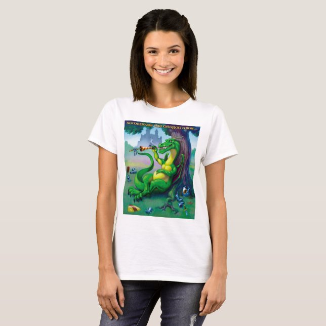 Ibland vinner Dragon Wins T-shirt (Hel framsida)
