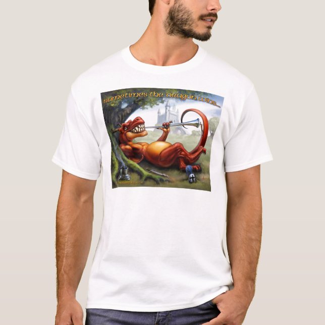 Ibland vinner Dragon Wins T Shirt (Framsida)
