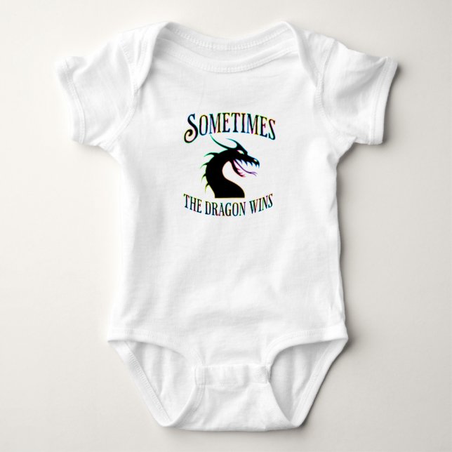 Ibland Vinner Draken T Shirt (Framsida)