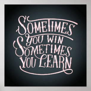 Ibland vinner du poster