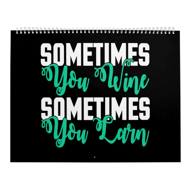 ibland vinner man ibland när man lär sig kalender (Omslag)