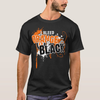 IBleedOrangeandBlackPulloverHoodie T Shirt