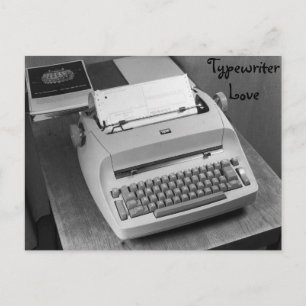 IBM Typewriter Kärlek-vykort Vykort