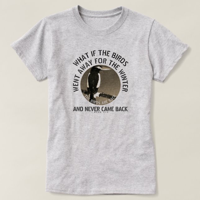 IBONELTD. FÅGELSERNA ÄR ÅTERSTÄLLDA 2d3 T Shirt (Design framsida)