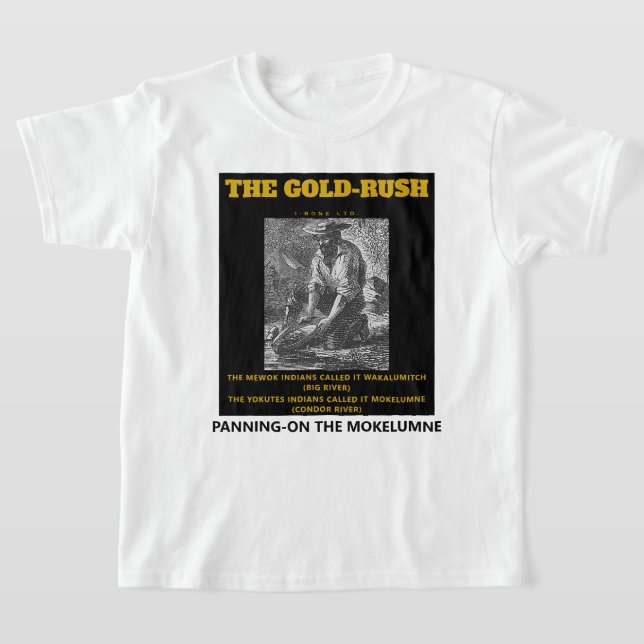 IBONELTD. GULD-RUSH PANNING2 T-Shirt (Laydown)
