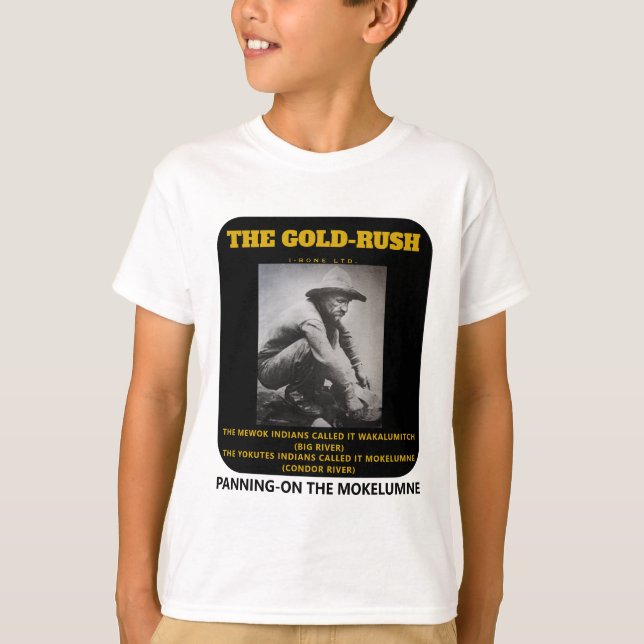 IBONELTD. GULD-RUSH PANNING T-Shirt (Framsida)