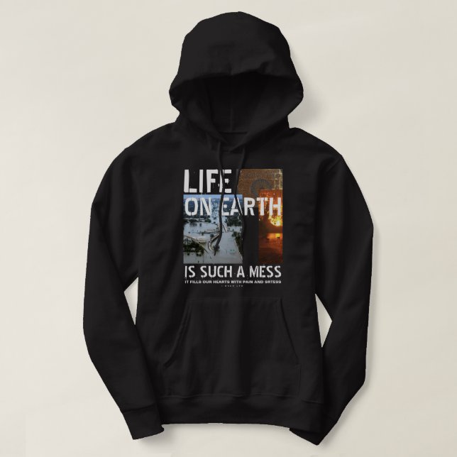 IBONELTD. LIFE ON EARTH 2db Hoodie (Design framsida)