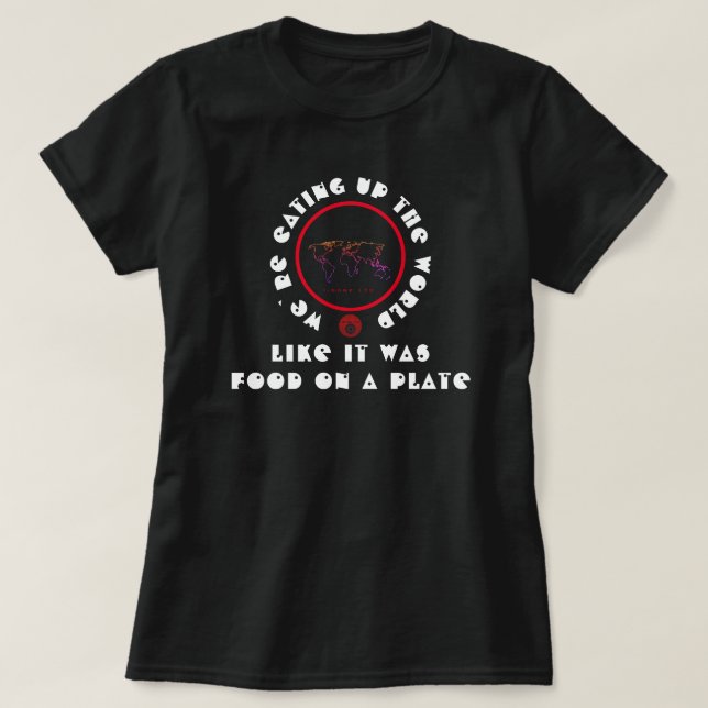 IBONELTD. LIVSMEDEL PÅ PLATS2 T SHIRT (Design framsida)