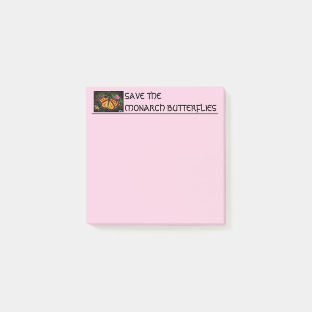 IBONELTD. MONARCHS POST-IT BLOCK (Framsida)