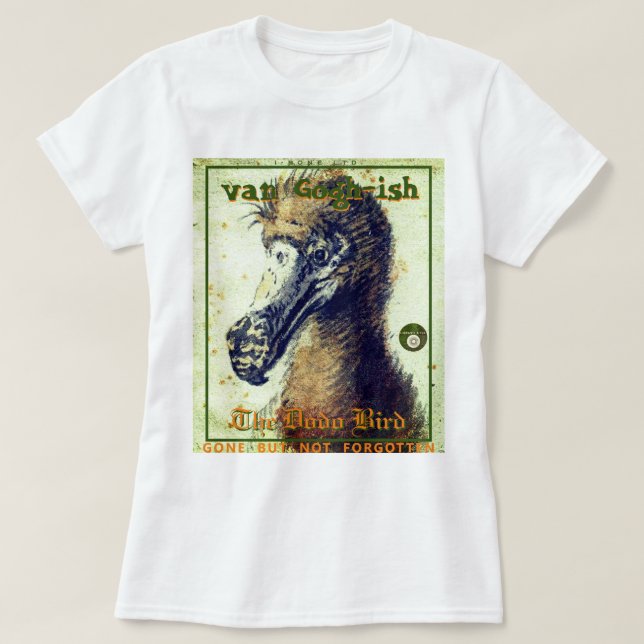 IBONELTD. VAN GOGH-ISH DODO BIRD T-Shirt (Design framsida)