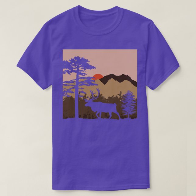ibou Sunset TShirt T Shirt (Design framsida)