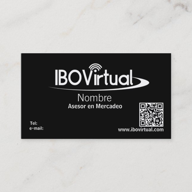 IBOVirtual Visitkort (Framsida)