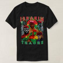 Ibrahim Traore Vintage Bootleg tee Panafrikansk