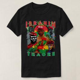 Ibrahim Traore Vintage Bootleg tee Panafrikansk