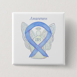 IBS-medvetenhet Ribbon Periwinkle Guardian Angel P Knapp