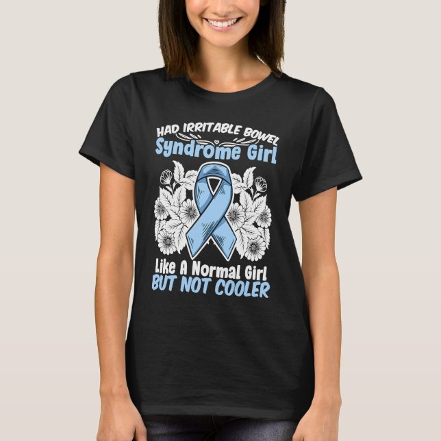 IBS Stomachache Warrior Irritable Bowel Syndrome G T Shirt (Framsida)