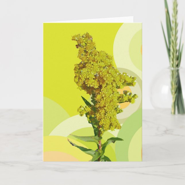 IBSP Beach Solidago (Goldenrod)-anteckningskort Kort (Framsida)