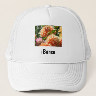 iBunco Damhattar Bunco Klubbspel Blommor Keps