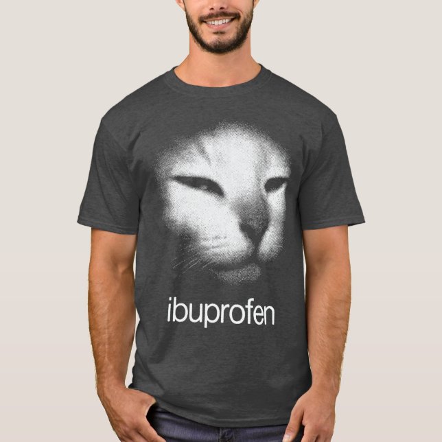 Ibuprofen Katt Meme pojke T Shirt (Framsida)
