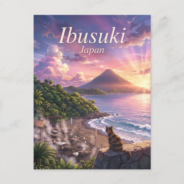 Ibusuki, Japan Vykort (Framsida)