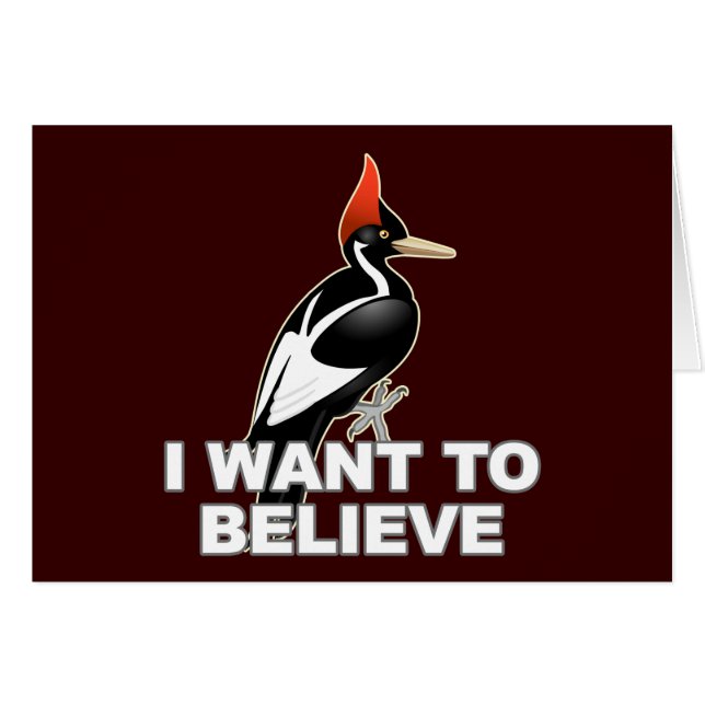 IBWO: Jag önskar att tro Hälsningskort (Framsidan Horizontal)