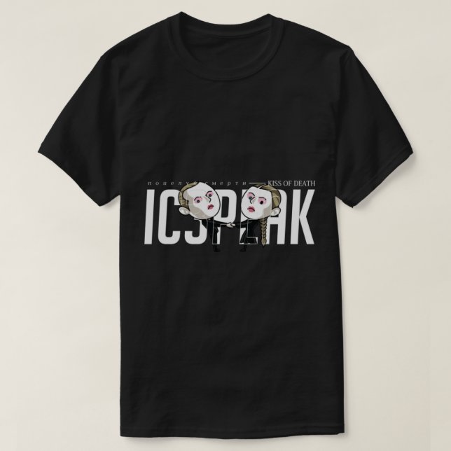 IC3PEAK Kiss of Death T Shirt (Design framsida)