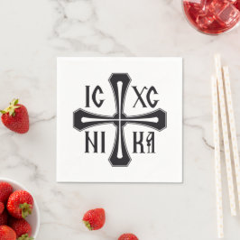 IC XC NIKA-kors Pappersservett