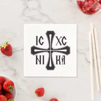 IC XC NIKA-kors Pappersservett