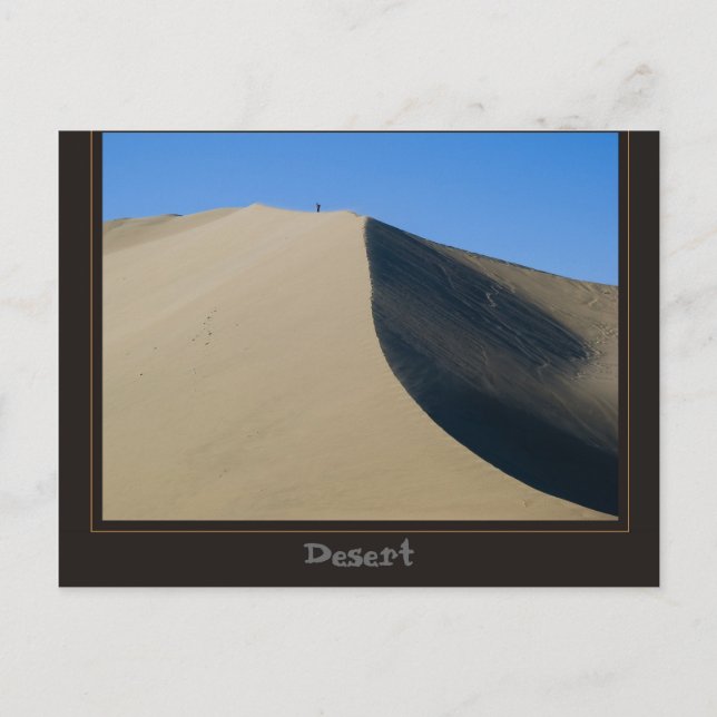 Ica-öknen, Peru Vykort (Framsida)