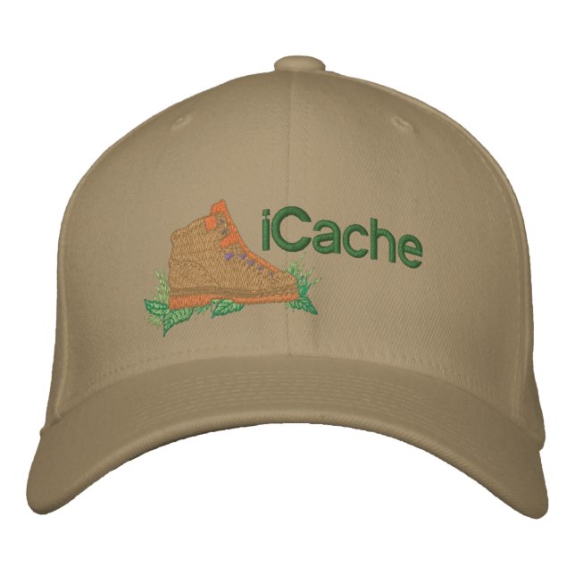 iCache Geocacher Broderad Keps (Framsida)
