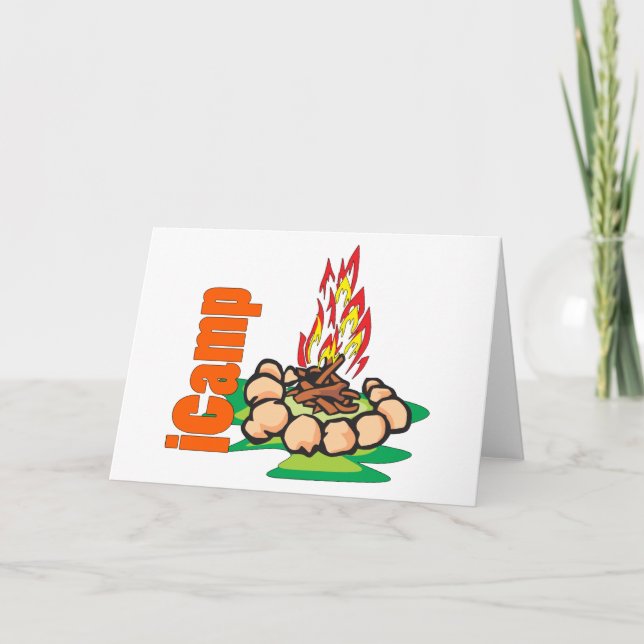 iCamp Camping Shirt Kort (Framsida)