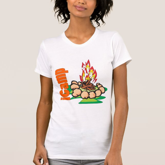 iCamping Shirt Tee Shirt (Framsida)