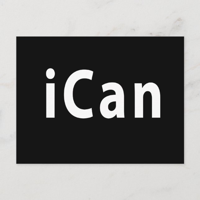 iCan - ANPASSADE Vykort (Framsida)