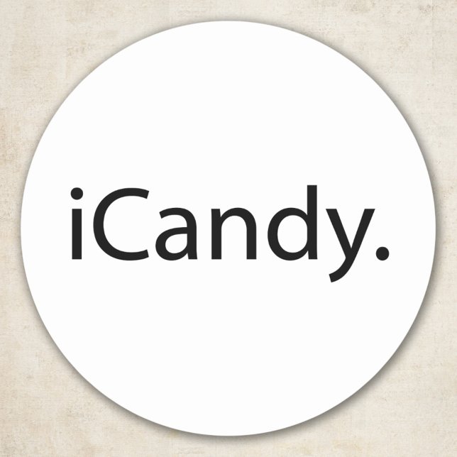 iCandy Runt Klistermärke (Skapare uppladdad)