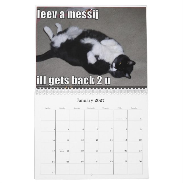 icanhascheezburgerkalender kalender (Jan 2027)