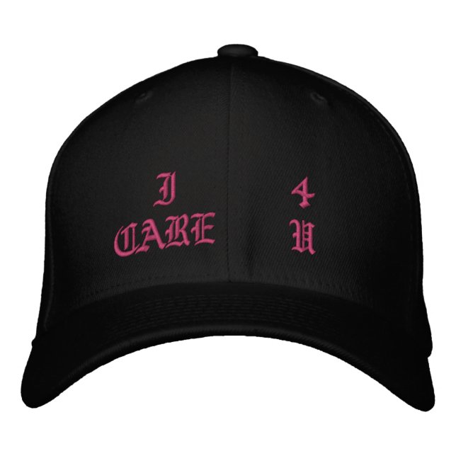 Icare360 'I Care 4 U' Cap Broderad Keps (Framsida)