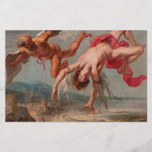Icarus fall (av Jacob Peter Gowy) Brevpapper