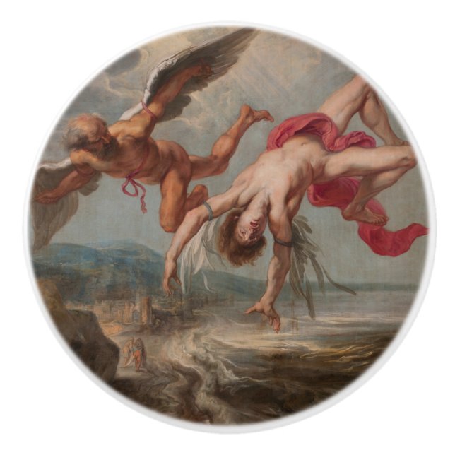 Icarus fall (av Jacob Peter Gowy) Knopp (Framsidan)