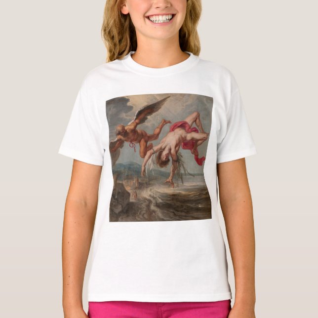 Icarus fall (av Jacob Peter Gowy) T Shirt (Framsida)
