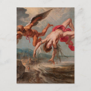 Icarus fall (av Jacob Peter Gowy) Vykort