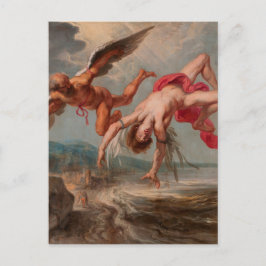 Icarus fall (av Jacob Peter Gowy) Vykort