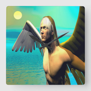 Icarus Fyrkantig Klocka